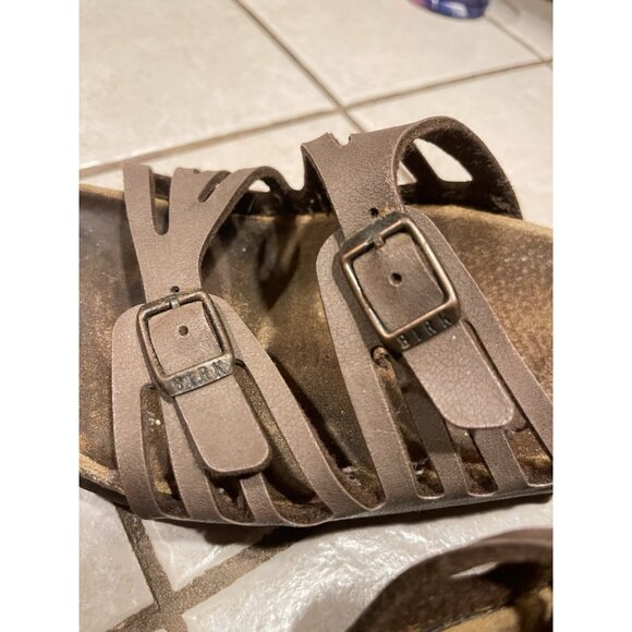 Birkenstock Granada Sandals Leather Slide Open Toe Brown Women's 37 EU, 6.5 US - Picture 4 of 8